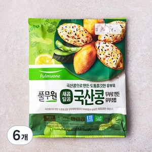 풀무원 새콤달콤 국산콩 두부로 만든 유부초밥, 330g, 6개