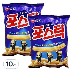 농심 포스틱, 84g, 10개