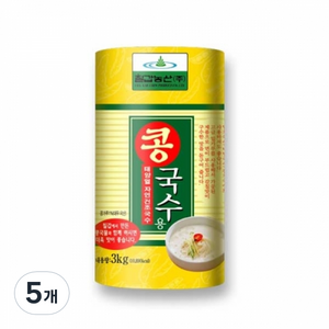 칠갑농산 우리콩국수, 3kg, 5개