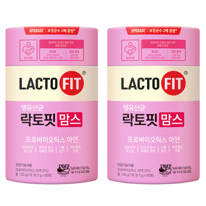 락토핏 맘스 생유산균, 120g, 2개