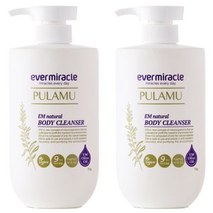 에버미라클 풀라무 EM 바디워시 허브향, 750g, 2개