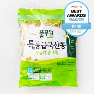 풀무원 특등급 국산콩 무농약 콩나물, 340g, 1개