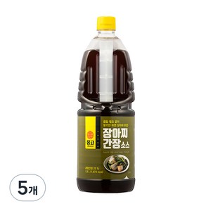 몽고 장아찌 간장소스, 5개, 1.8L