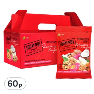 투데이넛 너트한줌 딸기오곡, 600g, 2개