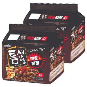 틈새라면 매운짜장 200g, 8개