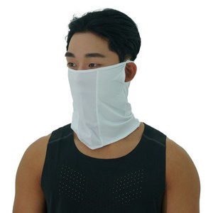 유에서무 자외선 차단 쿨링 마스크, 화이트, 1개