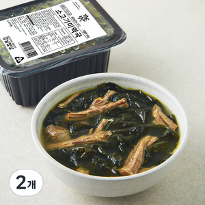 강남밥상 소고기미역국, 500g, 2개