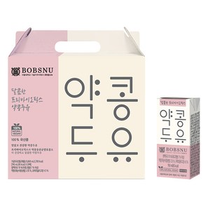 서울대밥스누 달콤한 프리바이오틱스 약콩두유, 190ml, 20개