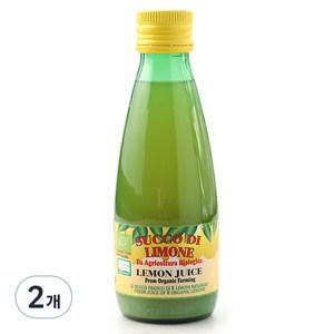 유로푸드 유기농 레몬쥬스, 250ml, 2개