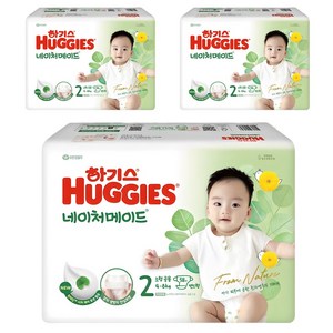 하기스 NEW 네이처메이드 밴드형 기저귀 아동공용, 2단계, 174매
