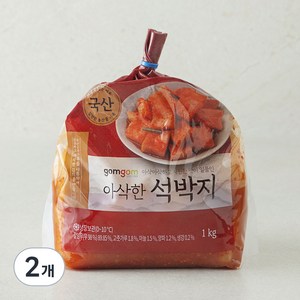 곰곰 아삭한 석박지, 1kg, 2개