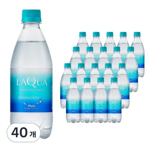 라쿠아 스파클링 워터 플레인, 500ml, 40개