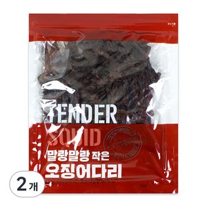 리프레쉬 왕철판 구운 꼬마 오징어 다리, 200g, 2개