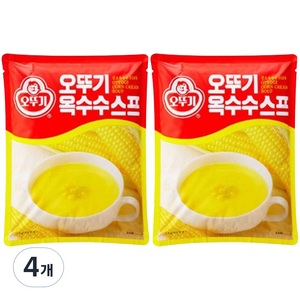 오뚜기 옥수수스프, 1kg, 4개