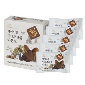 마이노멀 알룰로스 다크 아몬드 초코볼 5p, 150g, 1개