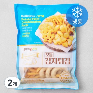 곰곰 모듬 감자튀김(냉동), 500g, 2개