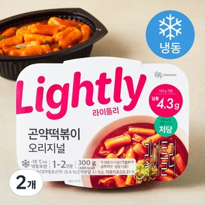 라이틀리 곤약떡볶이 오리지널 (냉동), 300g, 2개