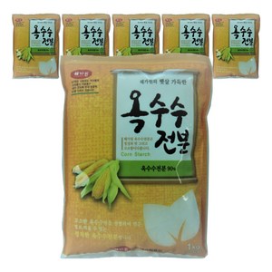 햇살나래 옥수수전분A, 1kg, 6개