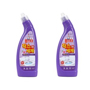 홈스타 락스와세제 후로랄파인, 750ml, 2개