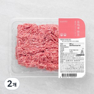 돈마루 한돈 뒷다리 다짐육 (냉장), 400g, 2개