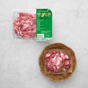 생생포크 한돈 무항생제 인증 앞다리 찌개 (냉장), 500g, 1팩