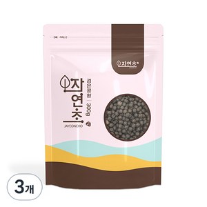 자연초 검은콩환, 3개, 300g