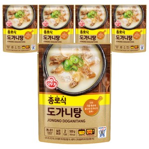 오뚜기 종로식도가니탕, 500g, 5개