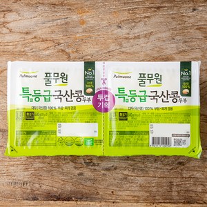 풀무원 특등급 국산콩 두부 부침찌개 겸용, 300g, 2개입