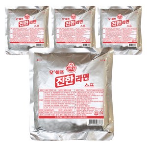 오뚜기 오쉐프 진한라면 스프, 285g, 4개