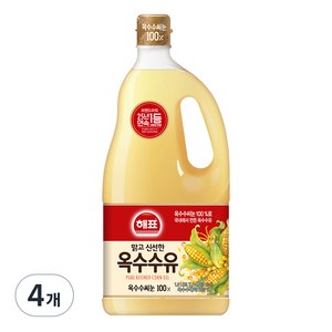 해표 옥수수유, 1.8L, 4개