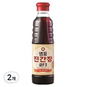 샘표 진간장 금F3, 860ml, 2개