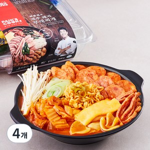 빽쿡 제주 돼지 부대찌개 밀키트 2인분, 796g, 4개