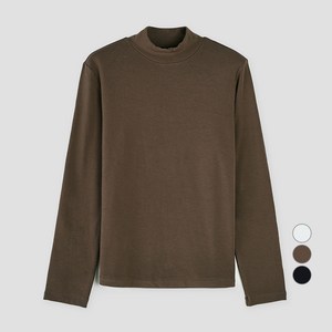 클라비스 여성용 도톰 하프넥 티셔츠