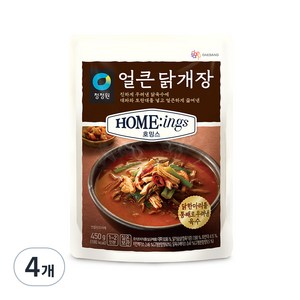 호밍스 얼큰 닭개장, 450g, 4개