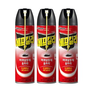 에프킬라 바퀴살충제 스프레이 울트라, 500ml, 3개