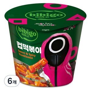 비비고 컵떡볶이, 6개, 110g