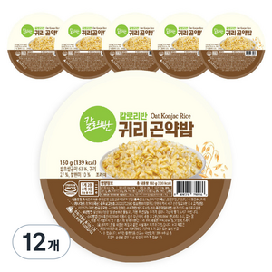 칼로리반 귀리곤약밥, 150g, 12개