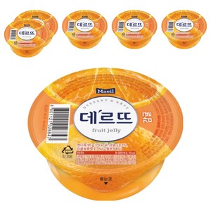 데르뜨 매일유업 젤리 감귤, 90g, 6개