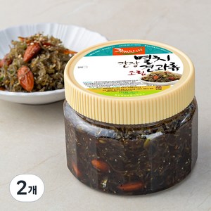 강경신안주식회사 간장멸치견과류 조림, 500g, 2개