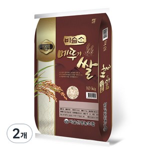 비슬산 메뚜기쌀 2024년산 햅쌀 백미, 상등급, 10kg, 2개