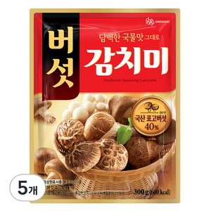 대상 버섯 감치미, 300g, 5개