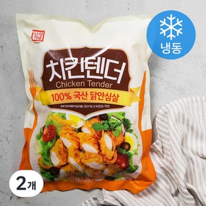 한성기업 치킨텐더 (냉동), 1kg, 2개