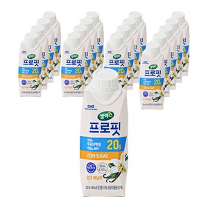 셀렉스 프로핏 우유단백질 드링크믹스 RTD 밀크 바닐라, 250ml, 18개