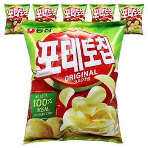 포테토칩 오리지널 감자스낵, 60g, 6개