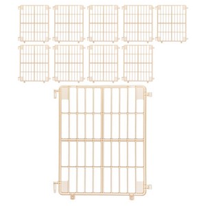 라온 프리미엄 반려견 울타리, 아이보리, 10개
