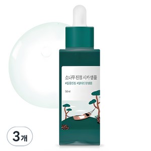 라운드랩 소나무 진정 시카 앰플, 50ml, 3개