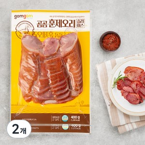 곰곰 훈제 오리 슬라이스, 400g, 2개