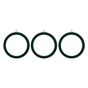 제이엔 맥세이프 호환 자석 스티커, 그린, 3개