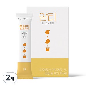 얌티 오렌지 망고, 3g, 10개입, 2개