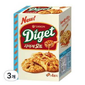 오리온 다이제 오트 4p, 112g, 3개